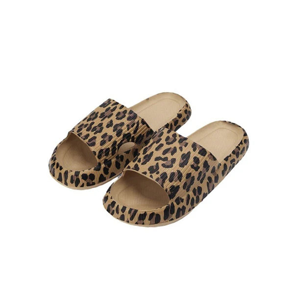 Chic Leopard Comfort Slides