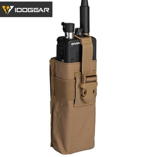 Tactical Radio Pouch For RRV vest Walkie Talkie MOLLE MBITR TRI