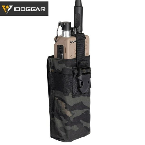 Tactical Radio Pouch For RRV vest Walkie Talkie MOLLE MBITR TRI