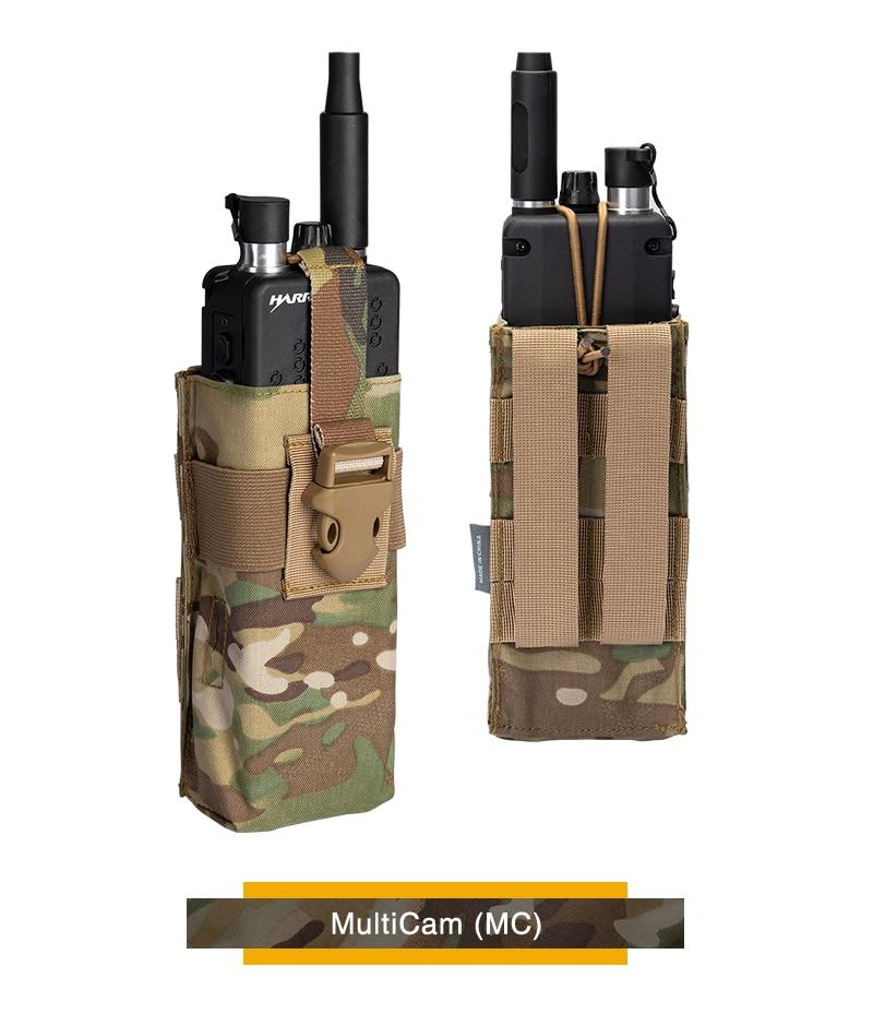 Tactical Radio Pouch For RRV vest Walkie Talkie MOLLE MBITR TRI