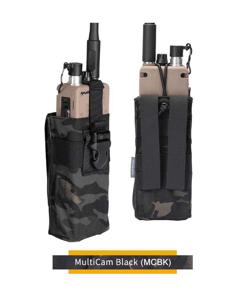 Tactical Radio Pouch For RRV vest Walkie Talkie MOLLE MBITR TRI