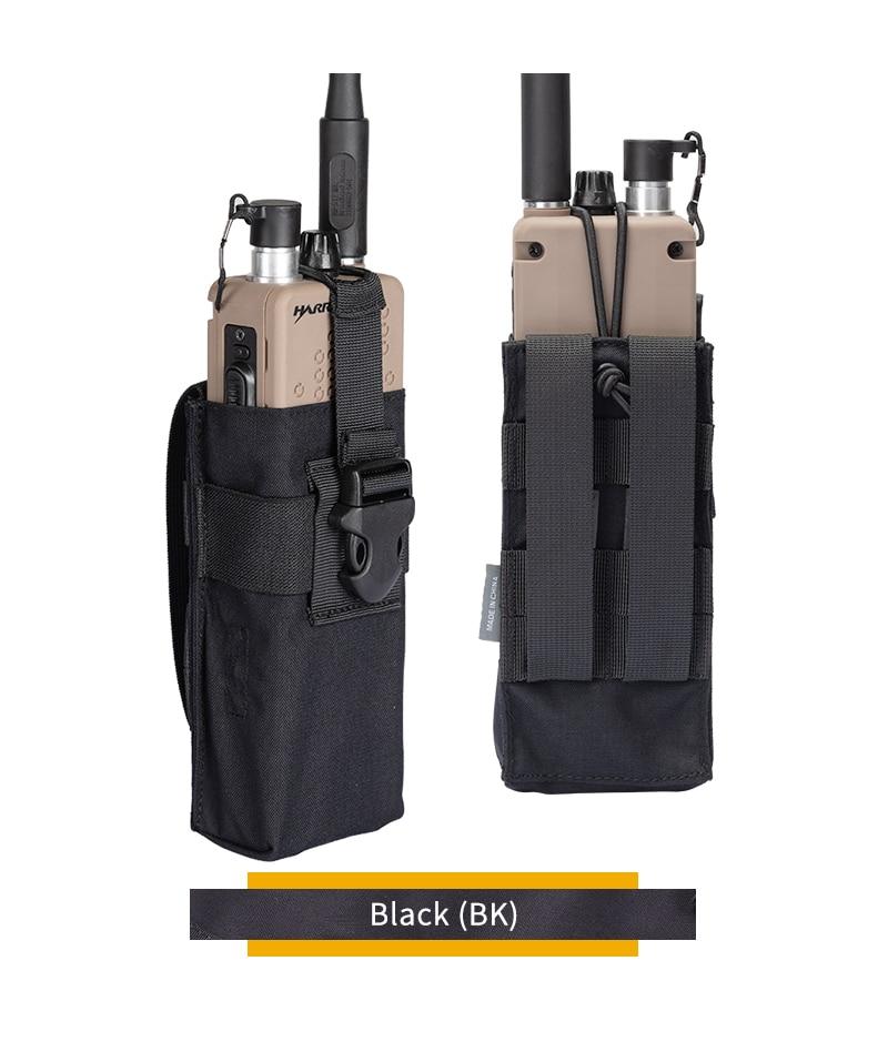 Tactical Radio Pouch For RRV vest Walkie Talkie MOLLE MBITR TRI